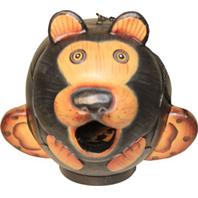 Songbird Essentials - Gordo Black Bear Bird House - Black - 8.40X5.70X6.60 Songbird Essentials - Gordo Black Bear Bird House - Black - 8.40X5.70X6.60