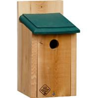 Welliver Outdoors - Chickadee House Cedar - Natural/Green - 10.5X5.4X6.5X Welliver Outdoors - Chickadee House Cedar - Natural/Green - 10.5X5.4X6.5X