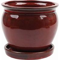 Southern Patio - Clayworks Wisteria Planter - Red - 6 In Southern Patio - Clayworks Wisteria Planter - Red - 6 In