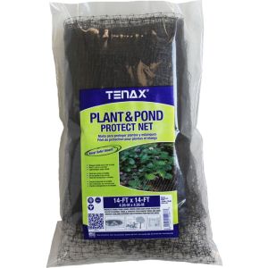 Tenax Corporation - Plant & Pond Protect Net - Black - 14X14 Ft Tenax Corporation - Plant & Pond Protect Net - Black - 14X14 Ft