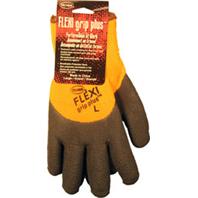 Boss Manufacturing - Flexi Grip Plus High-Vis Latex Palm - Orange - Large Boss Manufacturing - Flexi Grip Plus High-Vis Latex Palm - Orange - Large