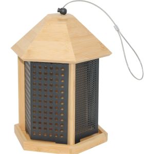Woodstream Wildbird Perky Pet Bamboo Trio Bird Feeder Natural 3 Lb