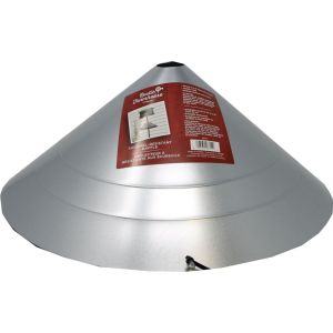 Audubon/Woodlink - Rustic Farmhouse Galvanized Squirrel Baffle - Galvanized Audubon/Woodlink - Rustic Farmhouse Galvanized Squirrel Baffle - Galvanized