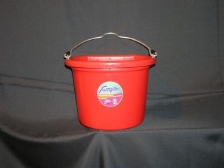 Fortex - Flat Back Bucket - Red - 8 Quart Fortex - Flat Back Bucket - Red - 8 Quart