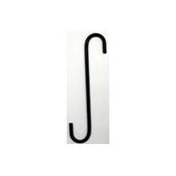 Hookery - S Hook 1 Inch Opening - Black - 8 Inch Hookery - S Hook 1 Inch Opening - Black - 8 Inch