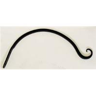 Hookery - A-19 Curved Hanger Upturn Hook - Black - 12 Inch Hookery - A-19 Curved Hanger Upturn Hook - Black - 12 Inch