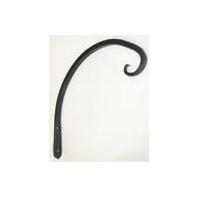 Hookery - D-16 Curved Hanger Downturn Hook - Black - 8 Inch Hookery - D-16 Curved Hanger Downturn Hook - Black - 8 Inch
