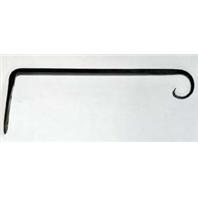 Hookery - Straight Hanger Downturn Hook - Black - 12 Inch Hookery - Straight Hanger Downturn Hook - Black - 12 Inch