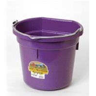 Miller Mfg - Flat Back Plastic Bucket - Purple - 20 Quart Miller Mfg - Flat Back Plastic Bucket - Purple - 20 Quart