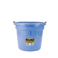 Miller Mfg - Flat Back Plastic Bucket - Blue - 20 Quart Miller Mfg - Flat Back Plastic Bucket - Blue - 20 Quart
