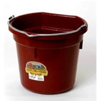 Miller Mfg - Flat Back Plastic Bucket - Burgundy - 20 Quart Miller Mfg - Flat Back Plastic Bucket - Burgundy - 20 Quart