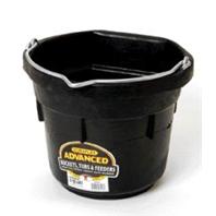 Miller Mfg - Flat Back Pail - Black - 8 Quart Miller Mfg - Flat Back Pail - Black - 8 Quart