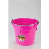 Miller Mfg - Flat Back Plastic Bucket - Hotpink - 20 Quart Miller Mfg - Flat Back Plastic Bucket - Hotpink - 20 Quart