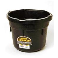 Miller Mfg - Flat Back Pail - Black - 12 Quart Miller Mfg - Flat Back Pail - Black - 12 Quart