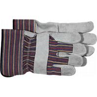 Boss Manufacturing - Kids Leather Cuff Glove - Gray Boss Manufacturing - Kids Leather Cuff Glove - Gray