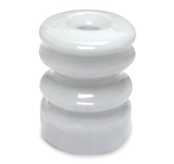 Woodstream Zareba - Zareba Multi-Groove Wood Post Ceramic Insulator - Yellow - 25 Pack Woodstream Zareba - Zareba Multi-Groove Wood Post Ceramic Insulator - Yellow - 25 Pack