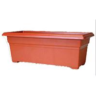 Novelty Mfg - Countryside Flower Box - Clay - 30 Inch Novelty Mfg - Countryside Flower Box - Clay - 30 Inch