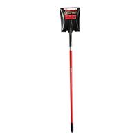 Bond Manufacturing - Long Handle Square Head Shovel - Red - 58 Inch Bond Manufacturing - Long Handle Square Head Shovel - Red - 58 Inch