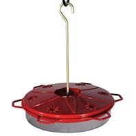 Audubon/Woodlink - Classic Plastic Hummingbird Feeder - Red - 12 oz Capacity Audubon/Woodlink - Classic Plastic Hummingbird Feeder - Red - 12 oz Capacity