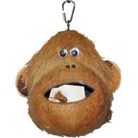 A&E Cage Company - Happy Beaks Coco Monkey Bird Toy - Assorted - 6 x 6 x 6 Inch A&E Cage Company - Happy Beaks Coco Monkey Bird Toy - Assorted - 6 x 6 x 6 Inch