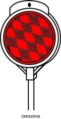 Hy-Ko - Plastic Driveway Marker - Red - 48 Inch Hy-Ko - Plastic Driveway Marker - Red - 48 Inch