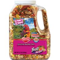 Kaytee Products Inc - Fiesta Big Bites Jar For Small Parrots & Conures - 3.75 Lb Kaytee Products Inc - Fiesta Big Bites Jar For Small Parrots & Conures - 3.75 Lb