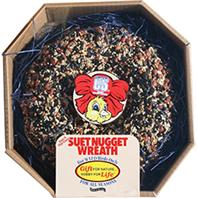 C and S - Suet Nugget Wreath - 2.6 Lb C and S - Suet Nugget Wreath - 2.6 Lb