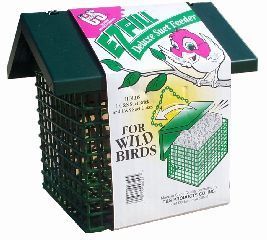 C and S - Ez Fill Deluxe Triple Suet Feeder - Green - 6.25 Inch C and S - Ez Fill Deluxe Triple Suet Feeder - Green - 6.25 Inch