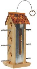 Perky Pet - Birdscapes Tin Jay Wild Bird Feeder - 2 pound Perky Pet - Birdscapes Tin Jay Wild Bird Feeder - 2 pound