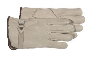 Boss Manufacturing - Unlined Leather Driver Glove - Gray - Large Boss Manufacturing - Unlined Leather Driver Glove - Gray - Large