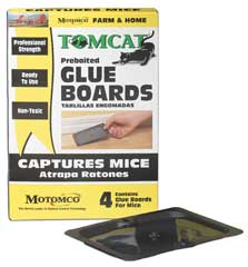 Motomco - Tomcat Mice Glue Board - 4 Pack Motomco - Tomcat Mice Glue Board - 4 Pack