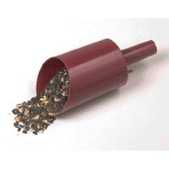 Heath - Bird Seed Scoop And Funnel - Maroon Heath - Bird Seed Scoop And Funnel - Maroon